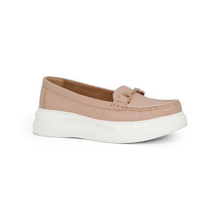 Mocasines para Mujer de CUERO PAR&SS  JA24-MS759 Nude Talla 36
